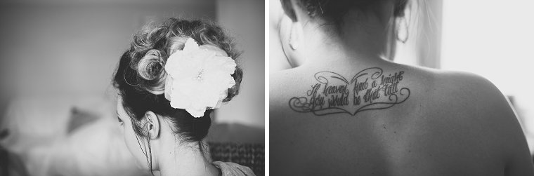 A bride having her hair done before her wedding day at Swarling Manor in Kent