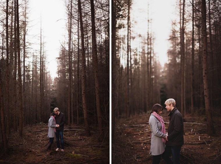 Kyla and Tom Pre Wedding Shoot at Bedgebury Forest in Kent 002 Kyla and Tom hugging each other in a woodland during a pre wedding shoot