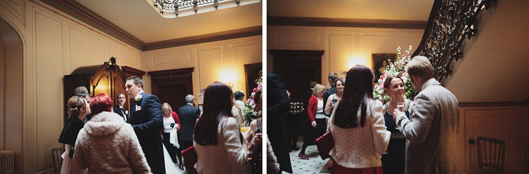 Wedding guests at Mount Ephraim in Kent