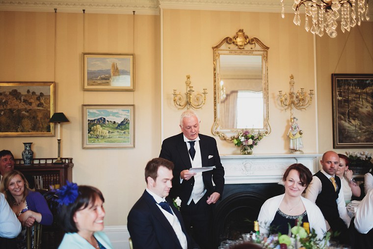 Father of the bride giving a speech
