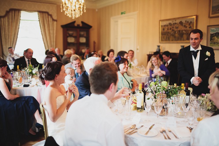 Wedding guests laughing at Mount Ephraim