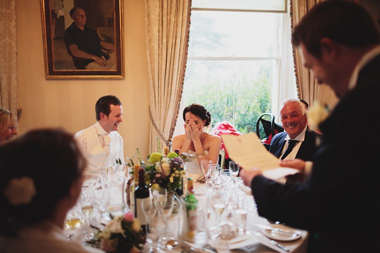Wedding toast at Mount Ephraim Gardens