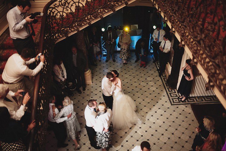 Bride and Groom having their first dance