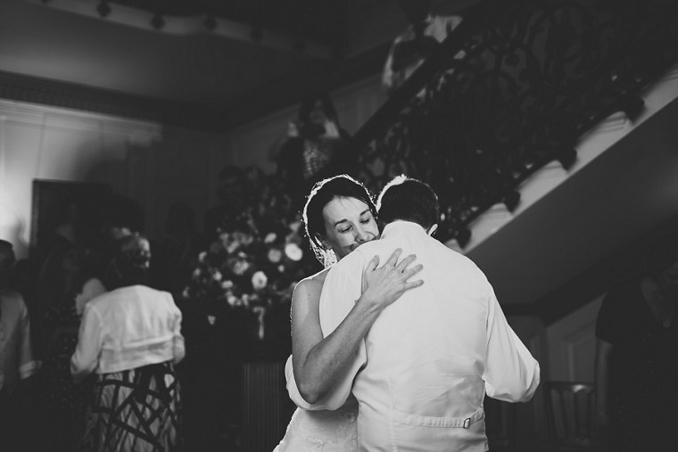 Bride and groom dancing at Mount Ephraim in Kent Wedding