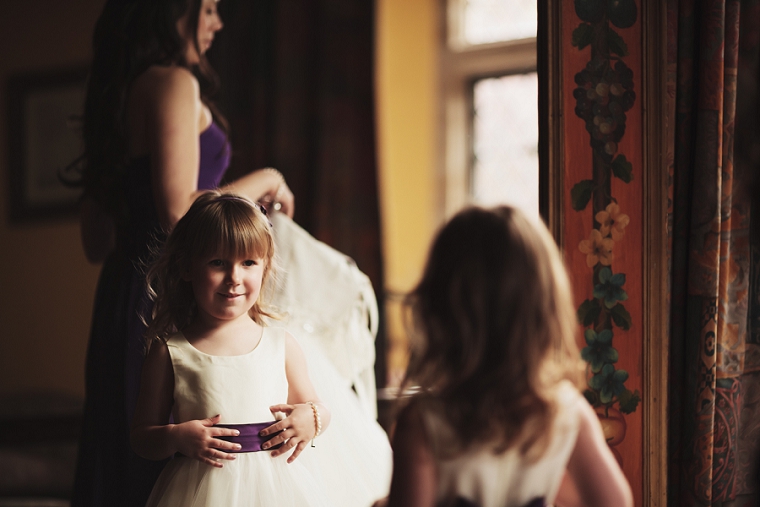 Flower girl at Nettlestead Place